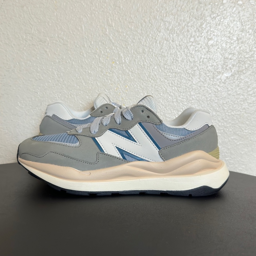 New Balance 57/40 Mens D Vetiver Mallard Blue 2022 Running Shoe Sneakers